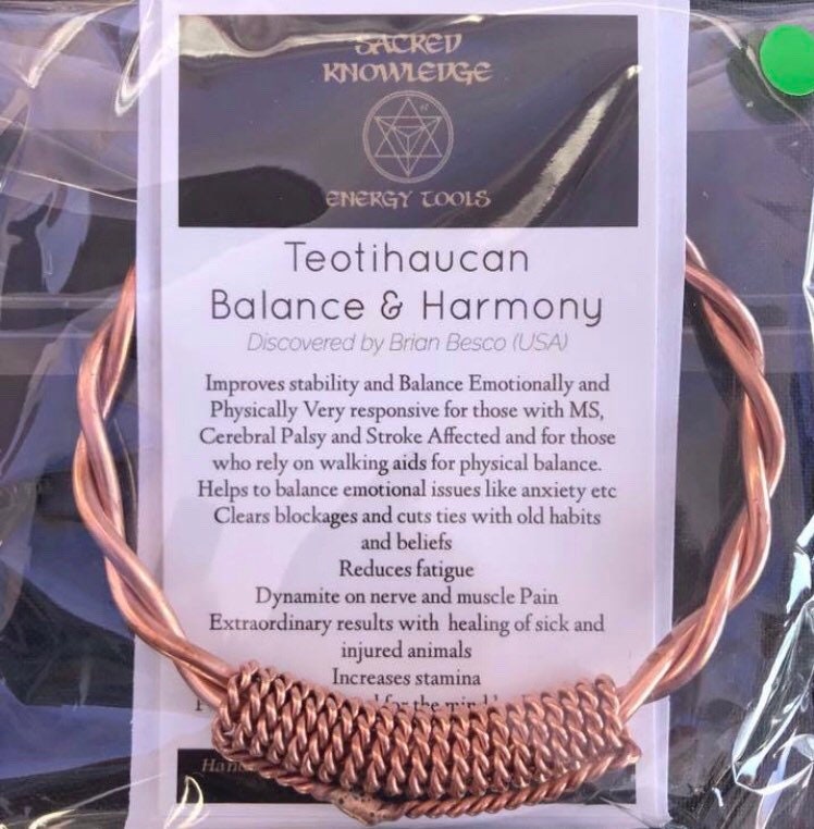 Teotihuacan STU cubit Tensor Bracelet