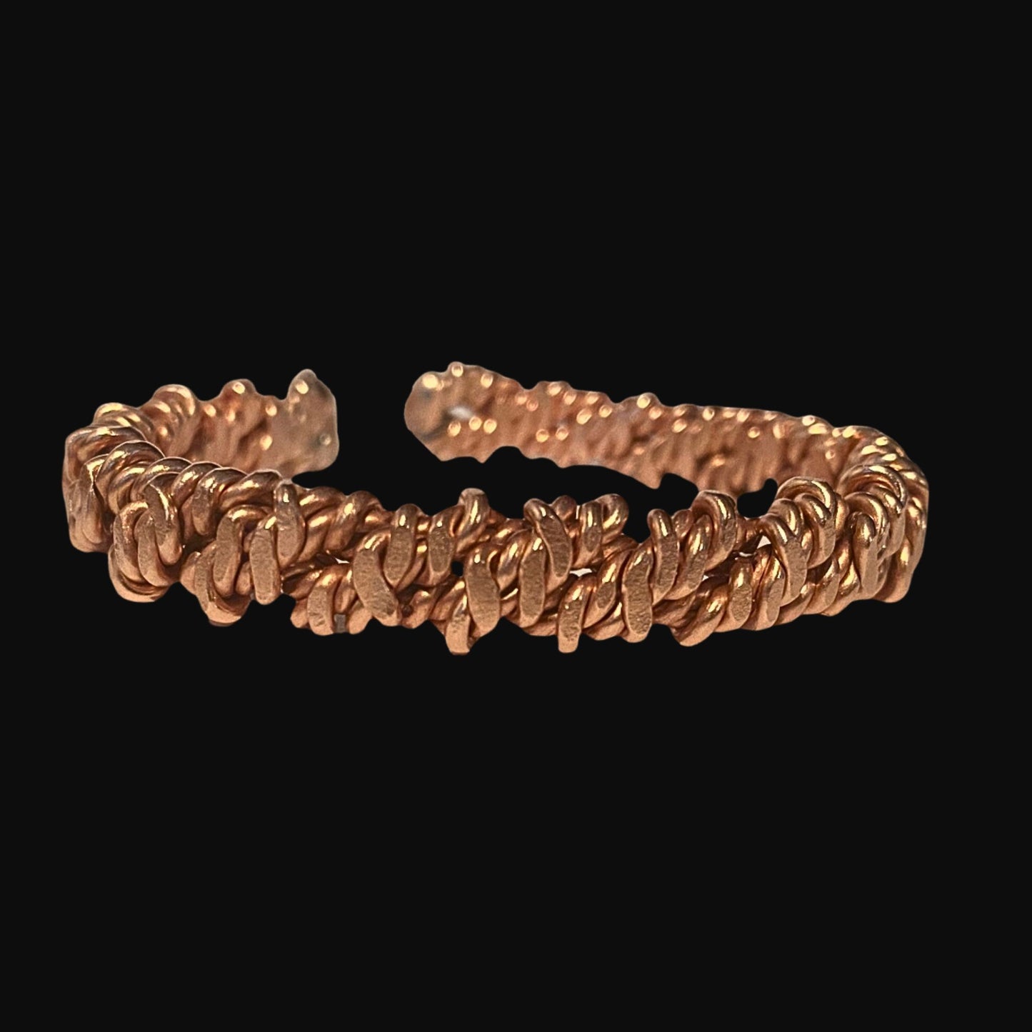 New Dimension Bracelet Open End - Copper Tensor ring