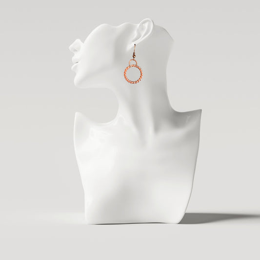 copper healing earrings