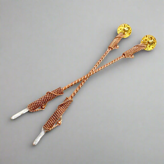 AcuVac healing wand with crystal