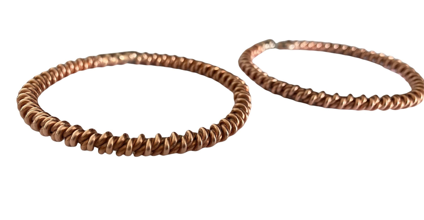 Double Twist Sacred Cubit Bracelet