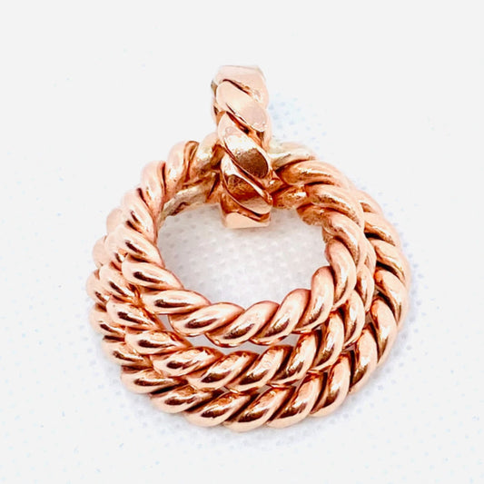 slim trio copper pendant gift