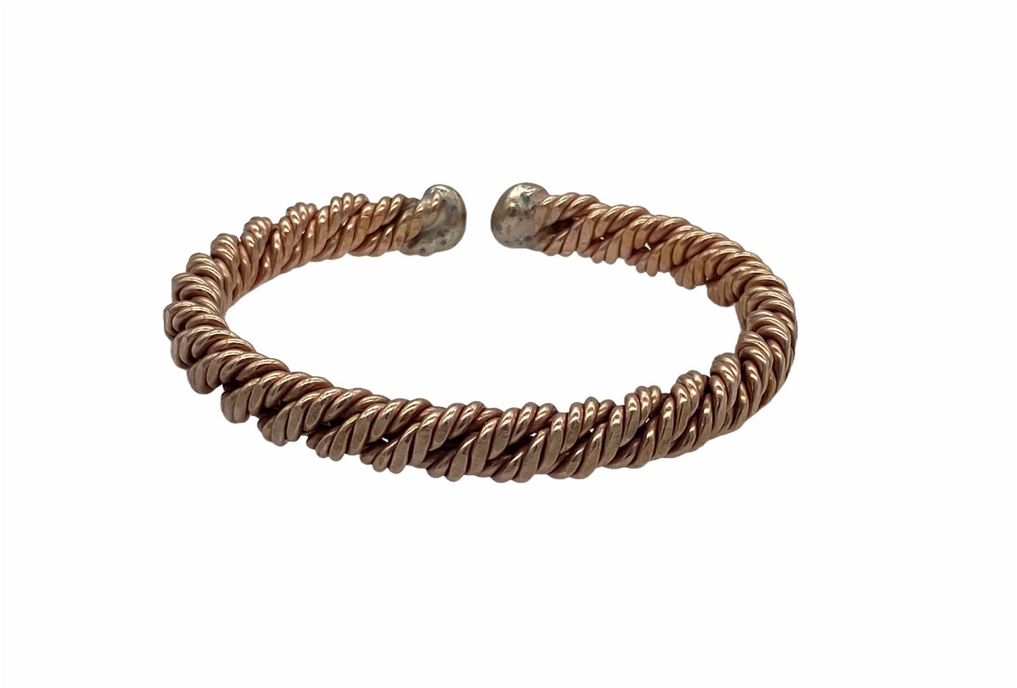 copper open adjustable ring for men