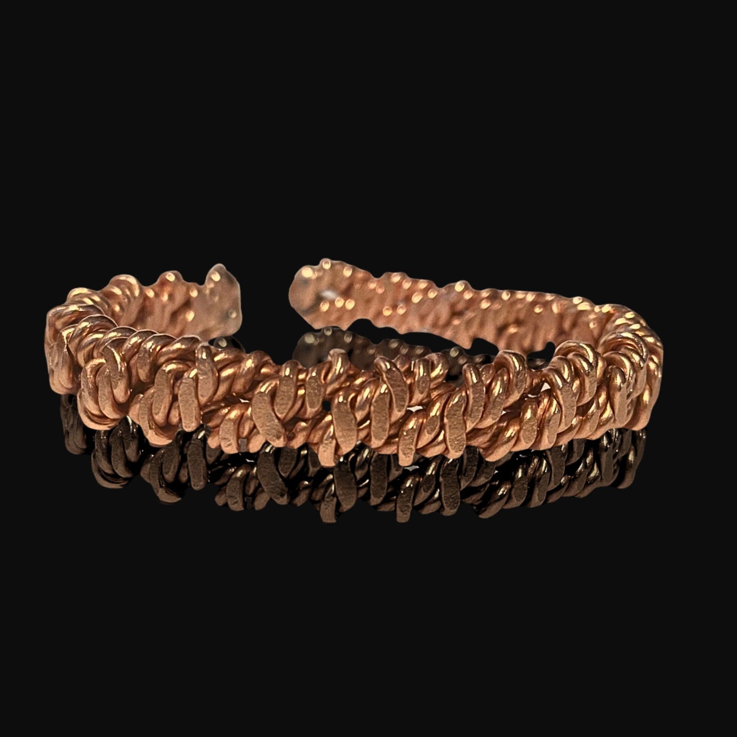 New Dimension Bracelet Open End - Copper Tensor ring