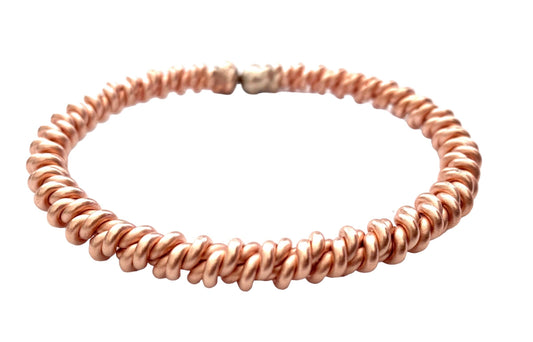 Double Twist Sacred Cubit Bracelet