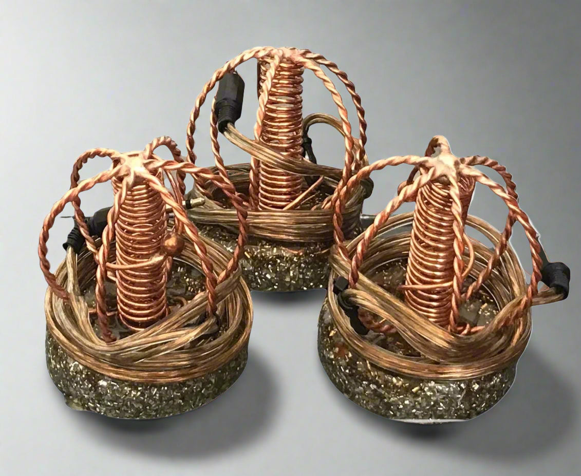 Environmental Harmoniser - tensor rings - reiki tool - meditation tool - emf protection - crystal grid - unique gift - radionics