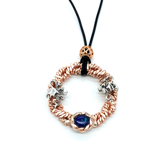Wifi protection Azurite pendant