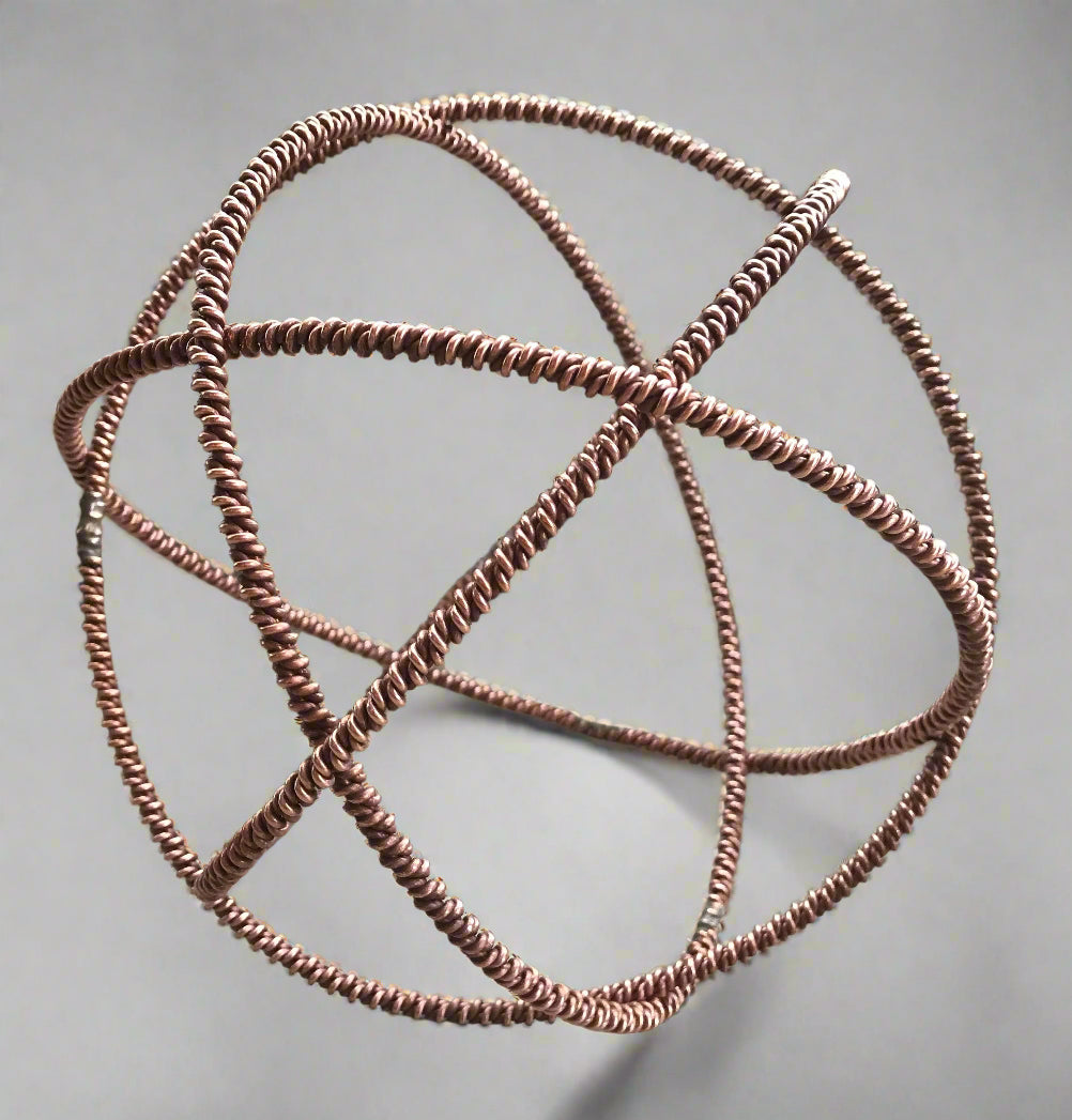 copper emf Full Royal/Sacred Cubit Double Twist Field Generator