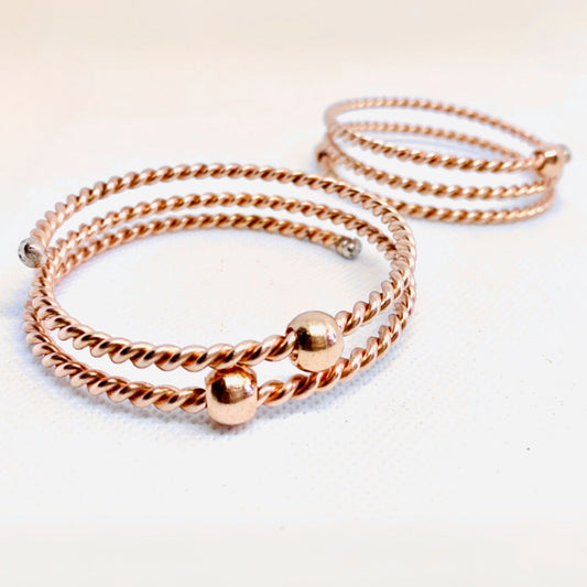 Full Royal Straight Line Cubit Bracelet with Beads