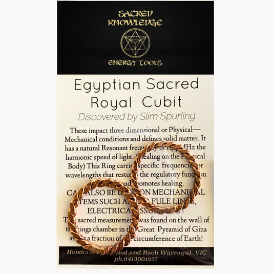 Royal Cubit Copper Tensor Shoe Rings