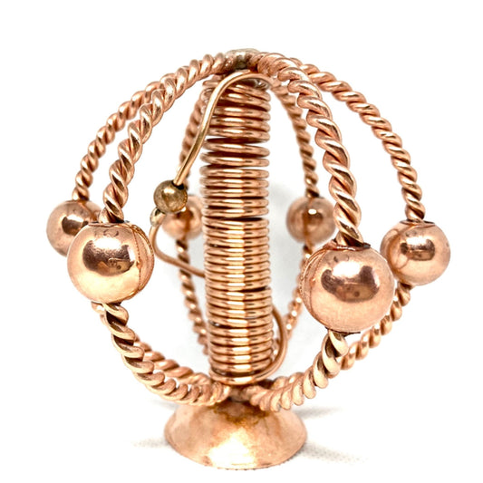 Environmental Harmoniser Half Royal Cubit with Beads, Radionics Device, EMF Protection