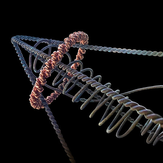 New Dimension Ring for Nugiza Harmoniser, Tensor rings, radionics, sacred geometry, copper ring, EMF protection, 5G Protection, Healing