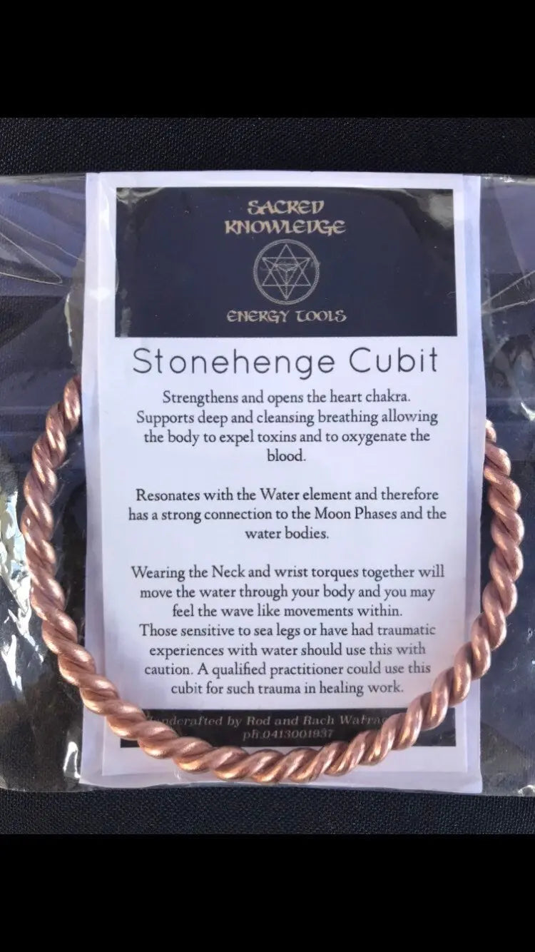 Stonehenge Cubit copper bangle