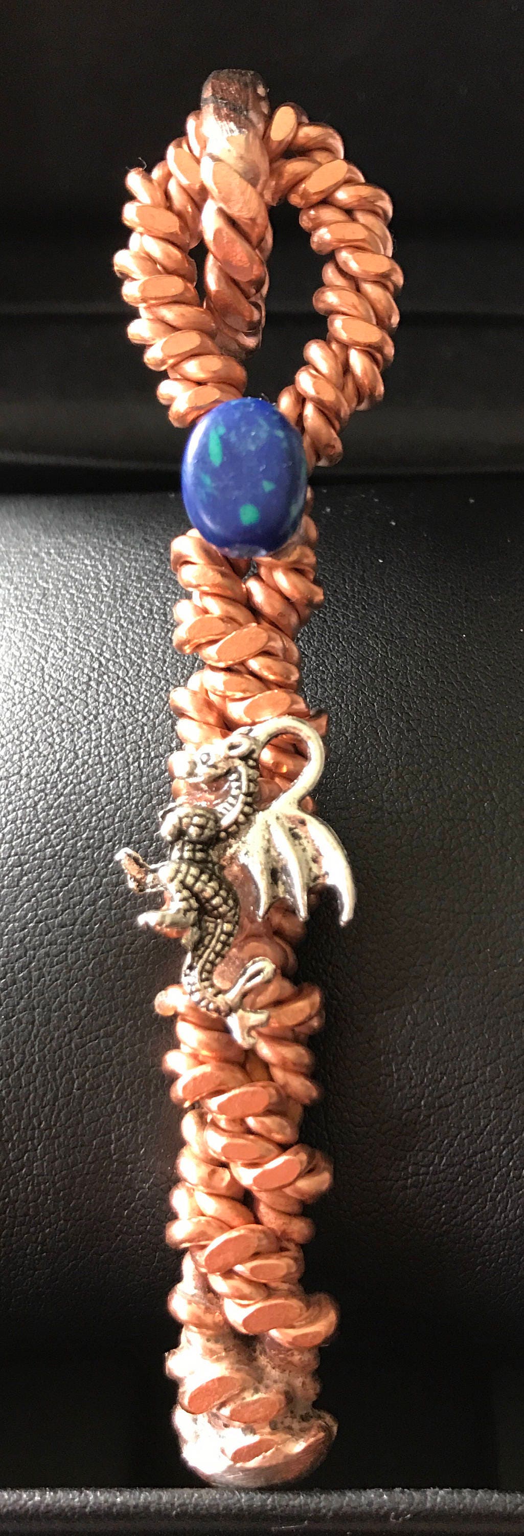 Reiki dragon wand copper Labyrinth