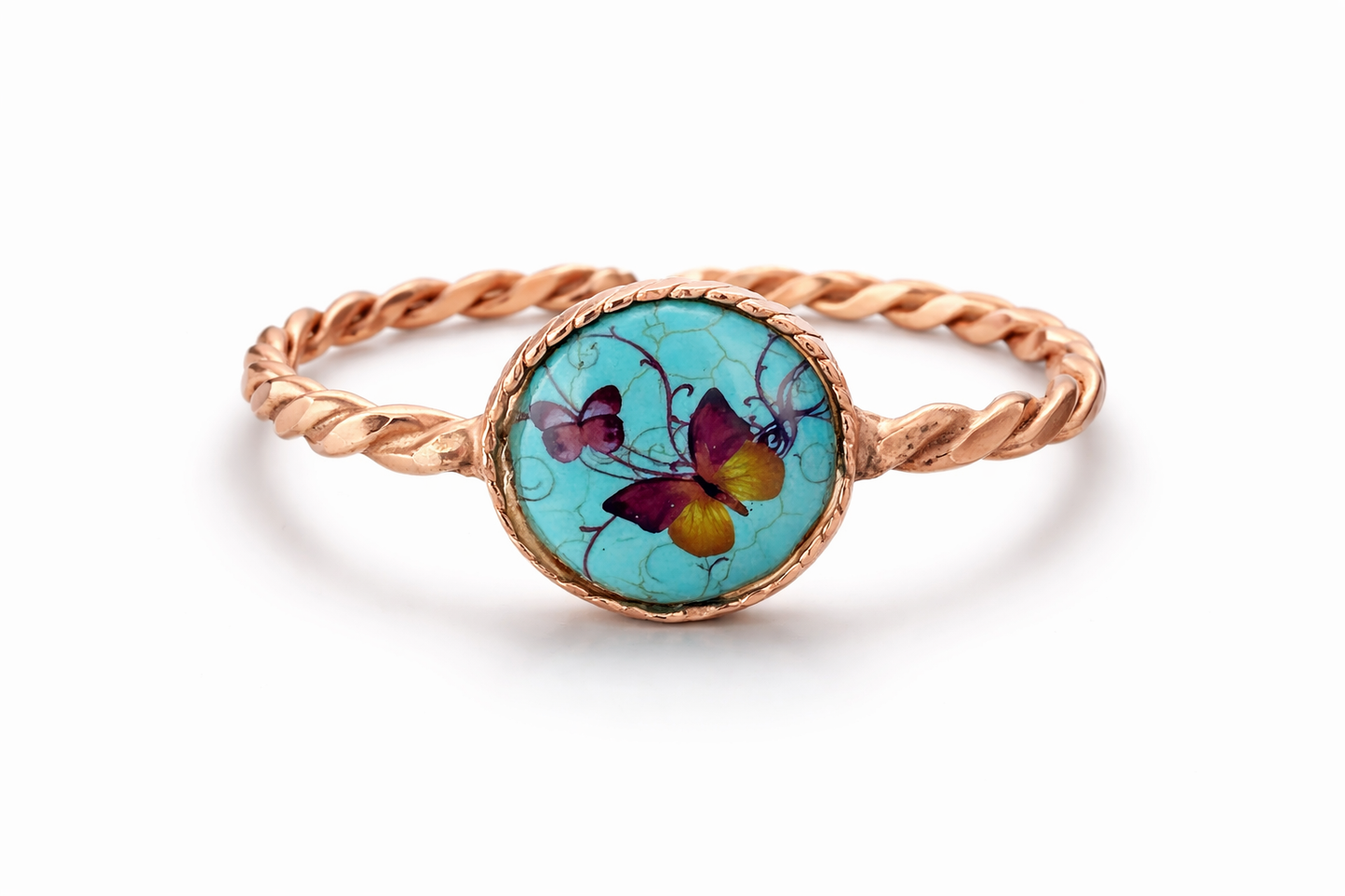 Beyond The Sky Butterfly Tensor Ring Bracelet | Labyrinth Cubit