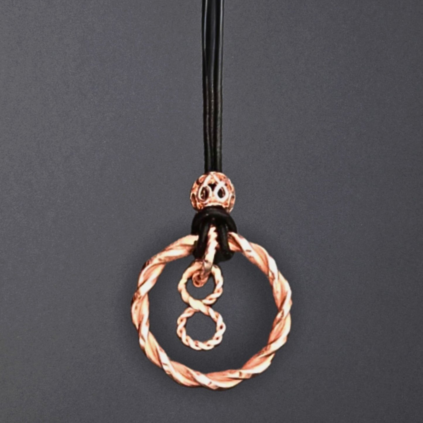 pendant on grey background