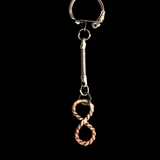 Beyond The Sky Infinity Key Ring - Unique gift sacred geometry