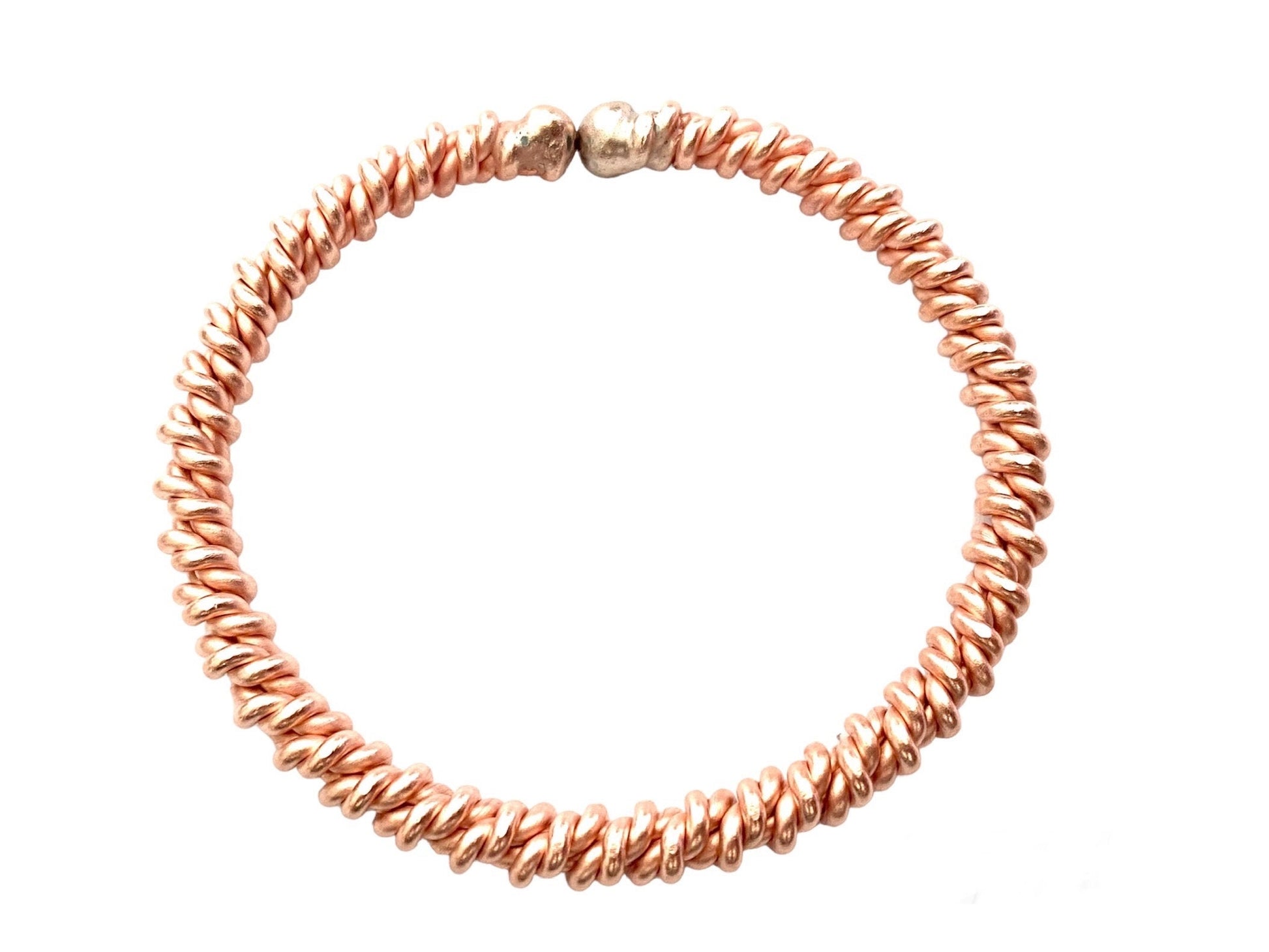 Double Twist Sacred Cubit Bracelet