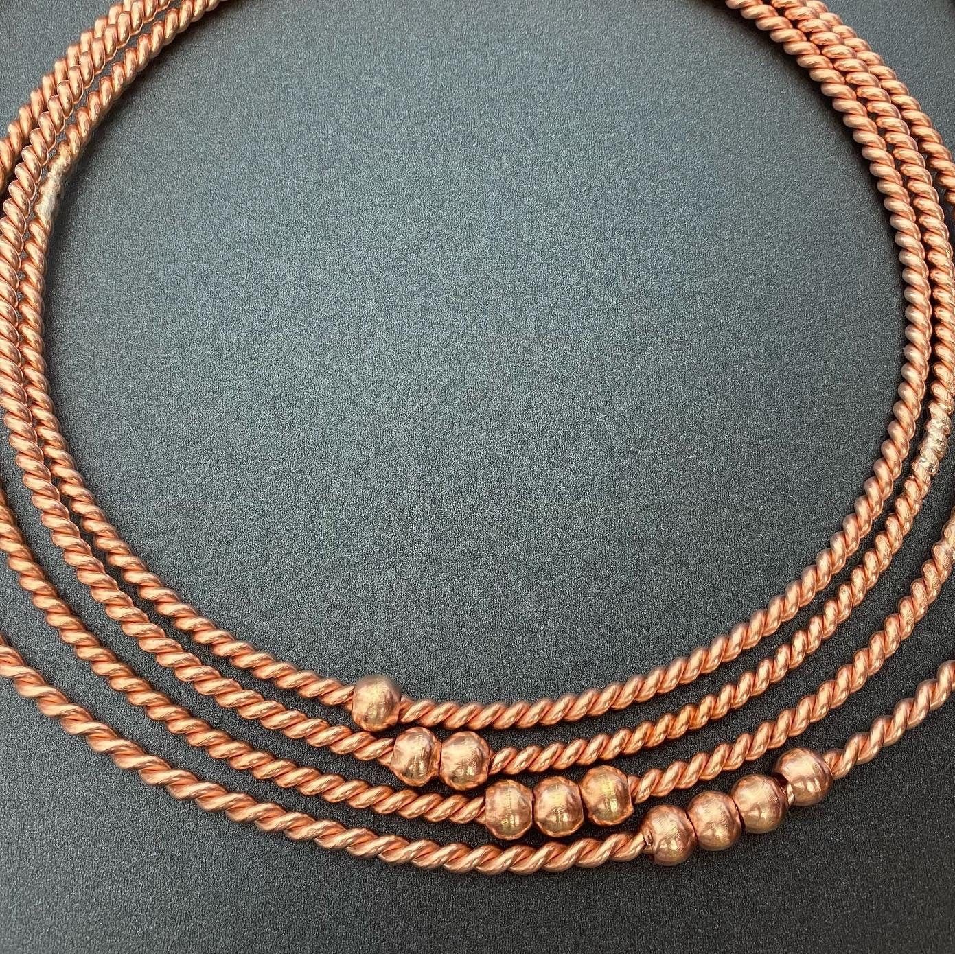 4 pack copper healing tensor rings