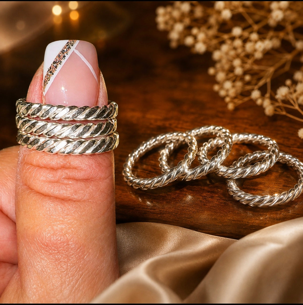 Divine Justice Stirling Silver Finger Ring Limited Stock