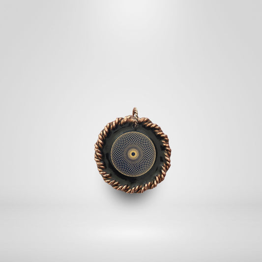 copper pendant 5G Shield Tensor Pendant, 5G protection, Anxiety Calming Copper Ring