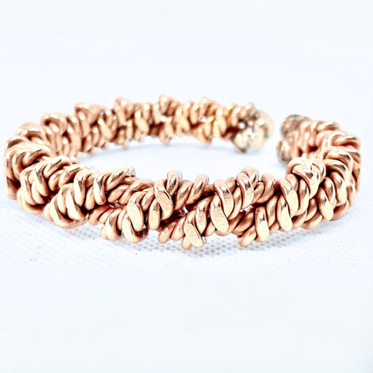 New Dimension Bracelet Open End - Copper Tensor ring 