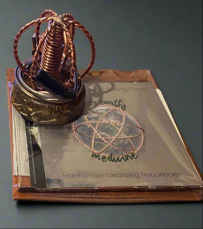 Environmental Harmoniser - tensor rings - reiki tool - meditation tool - emf protection - crystal grid - unique gift - radionics