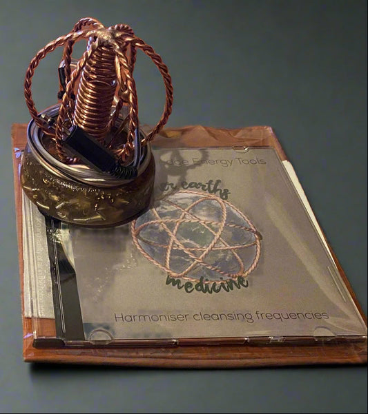 Environmental Harmoniser - tensor rings - reiki tool - meditation tool - emf protection - crystal grid - unique gift - radionics