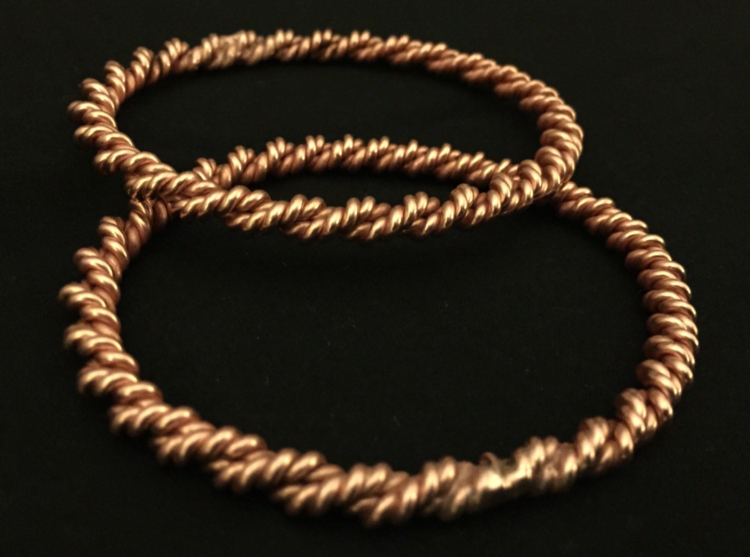 double twist bangle copper healing
